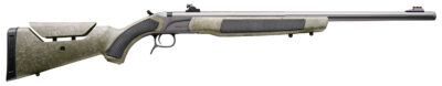 CVA PR3233N Accura MR-X 50 Cal VariFlame 26″ Tungsten Cerakote Fluted Threaded Barrel, Drilled & Tapped Receiver, Adjustable Black/Gray Webbing Synthetic Stock