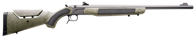CVA PR3233N Accura MR-X 50 Cal VariFlame 26" Tungsten Cerakote Fluted Threaded Barrel, Drilled & Tapped Receiver, Adjustable Black/Gray Webbing Synthetic Stock