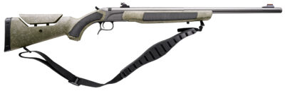 CVA PR3233NW Accura Northwest MR-X 50 Cal VariFlame 26″ Tungsten Cerakote Fluted Threaded Barrel, Drilled & Tapped Receiver, Adjustable Black/Gray Webbing Synthetic Stock