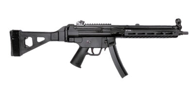 PTR 9LTBR-0090101 9LTBR  9mm Luger 30+1 12.50″ Black Nitride Threaded Barrel, M-LOK Handguard, Black Anodized Aluminum Receiver w/Picatinny Rail, Black Synthetic SB Tactical Brace, Black Polymer Grip