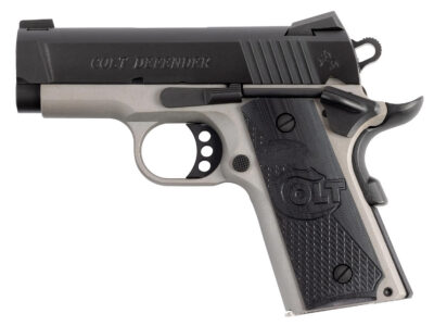 Colt Mfg O7000XETT Defender  45 ACP 7+1 3″ Carbon Steel Slide, Aluminum Frame w/Beavertail, G10 Grip