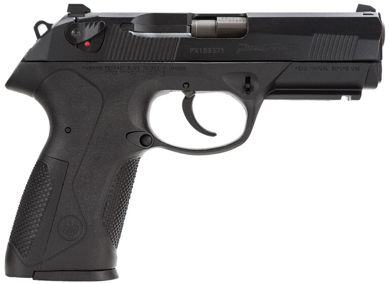 Beretta USA JXF9F20 Px4 Storm Full Size Frame 9mm Luger 10+1, 4.10" Black Steel Barrel, Black Bruniton Serrated Steel Slide, Black Polymer Frame w/Picatinny Rail, Ambidextrous