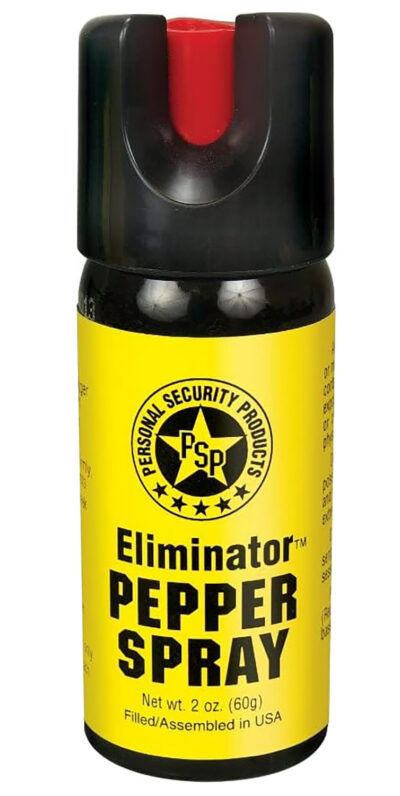 Personal Security 2 oz. GEL Pepper Spray w/ flip top & belt clip