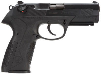 Beretta USA JXF9F21 Px4 Storm  Full Size Frame 9mm Luger 17+1, 4.10″ Black Steel Barrel, Black Bruniton Serrated Steel Slide, Black Polymer Frame w/Picatinny Rail, Ambidextrous