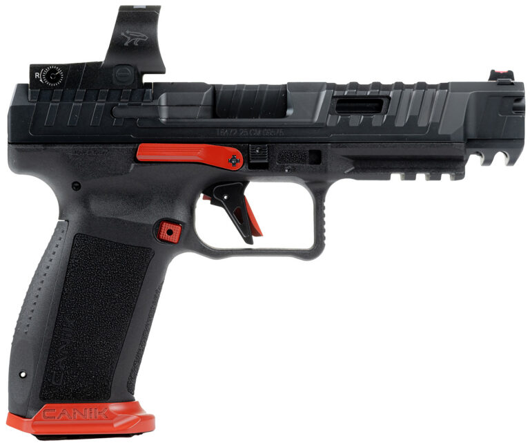 CANIK SFX RIVAL RED FULL SIZE 9MM PISTOL 5" MECANIK MO3 OPTIC, 18RD MAG
