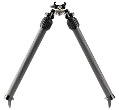 Mdt Sporting Goods Inc 114770BLK BackCountry Bipod 7.50-14.30″ High Black Carbon Fiber/Aluminum