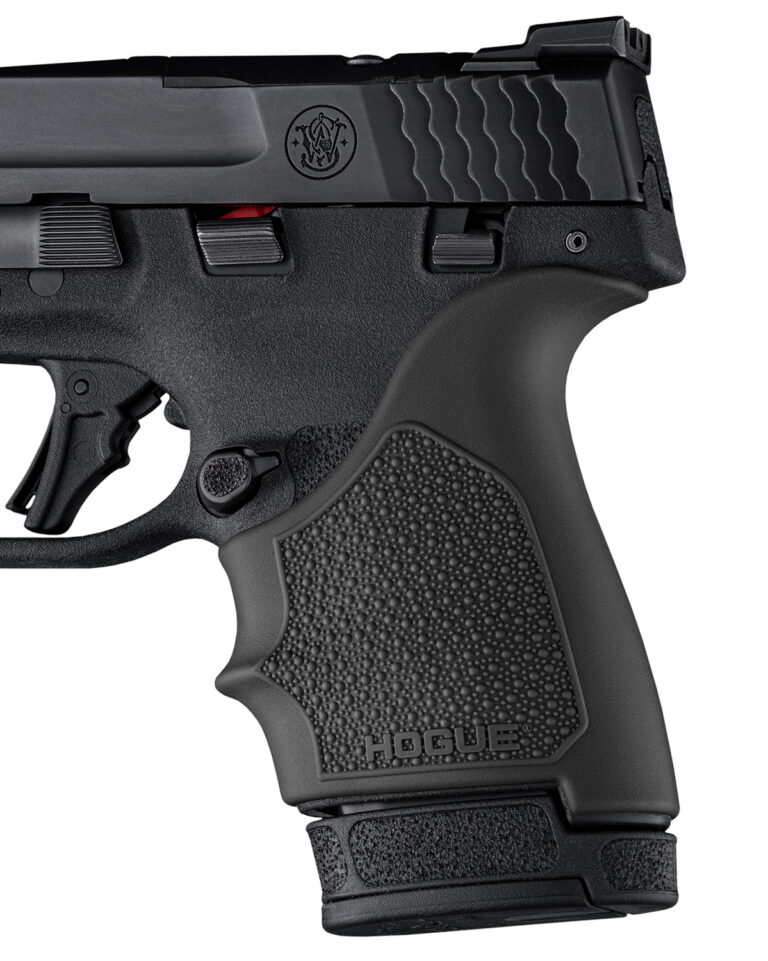 Hogue HandAll Beavertail Grip Sleeve S&W M&P 9 Shield Plus Black