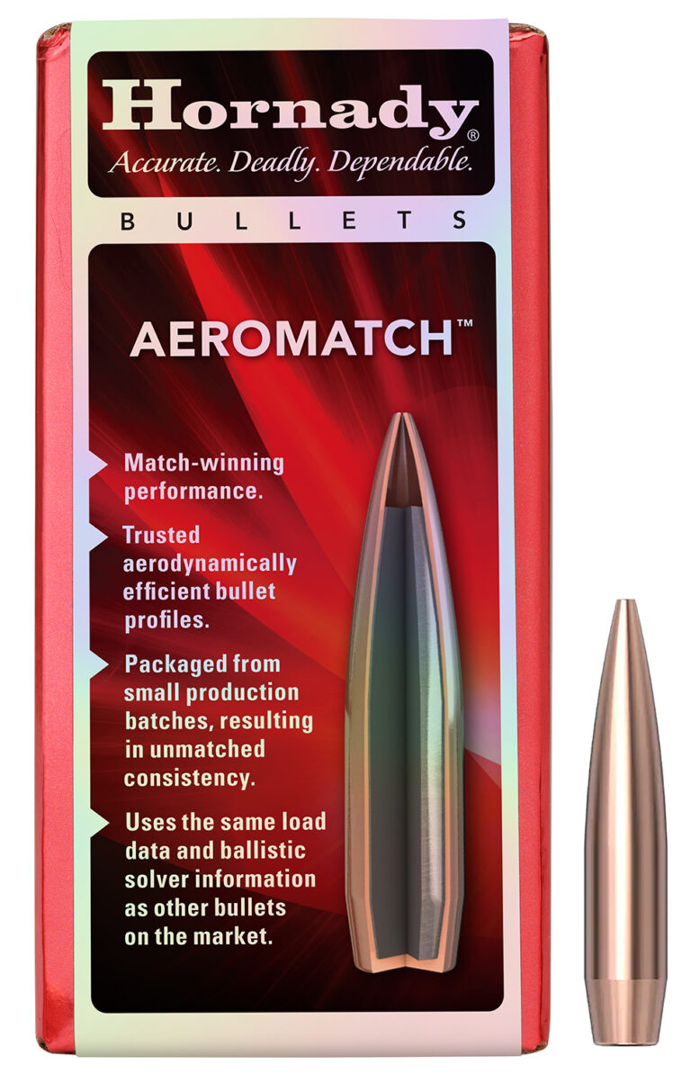AEROMATCH 6.5MM/264 CAL .264'' HOLLOW POINT BT RIFLE BULLETS AEROMATCH 6.5MM/264 (0.264'') 140GR HOLLOW POINT BT 100/BOX