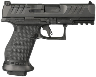 Walther Arms  PDP Pro E Compact Frame 9mm Luger 10+1 4″ Optic Ready/Serrated Slide