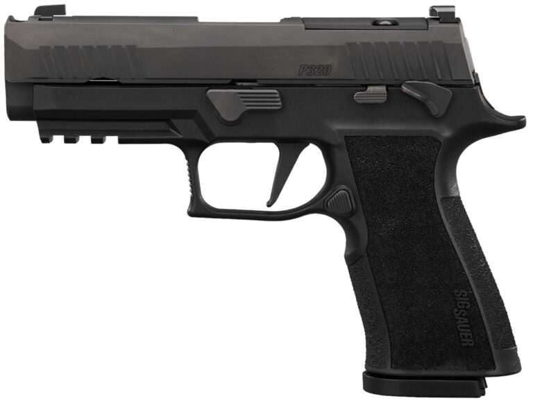 P320 XTEN COMP 10MM AUTO SEMI-AUTO HANDGUN P320 XTEN COMP 10MM AUTO 3.8'' BBL (2)10RD MAG MS BLACK