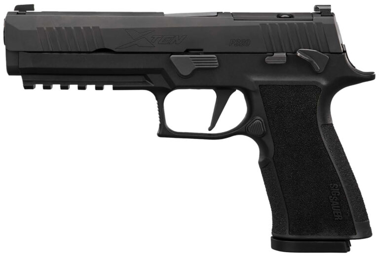 P320 XTEN 10MM AUTO SEMI-AUTO HANDGUN P320 XTEN 10MM AUTO OR 5'' BBL (2)10RD STRIKER MS BLACK