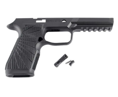 WCP320 GRIP MODULE FOR SIG SAUER® P320 FULL SIZE WCP320 FULL SIZE GRIP MODULE NO MANUAL SAFETY BLACK