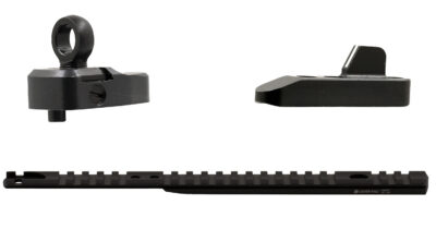 XS Sights ML10095 Marlin Optic Mounts & Ghost Ring Sight Sets  Black Anodized Aluminum/Steel Fits Marlin 1894 Lever Action