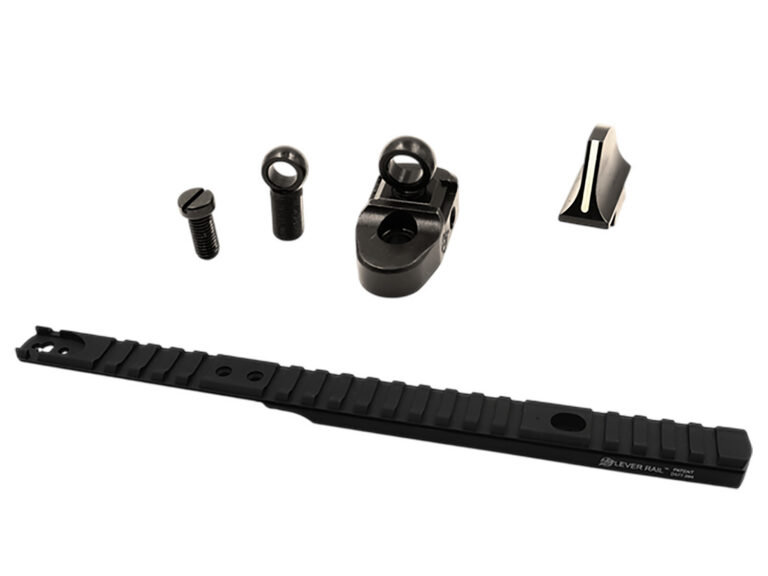 XS Sights HN10015 Henry Optic Mounts & Ghost Ring Sight Sets  Black Anodized Aluminum/Steel Fits Henry 45-70 Lever Action