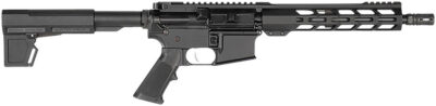 Hi-Point HP15P300BLK HP 15P 300 Blackout 30+1 10.50″ Black Threaded Barrel, Black Aluminum Receiver w/Picatinny Rail, M-LOK Handguard, Blade Black Polymer Brace, Black Polymer Grip