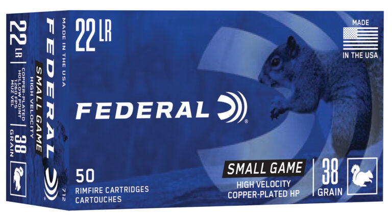 Federal 712 22LR 38gr Copper-Plated Round Nose 50 Per Box/ 100 Case