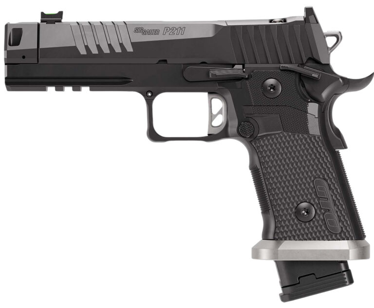 P211-GTO 9MM LUGER SEMI-AUTO HANDGUN P211-GTO 9MM LUGER 4.4'' BBL FO (2)21 RD & (1)23RD MAG BLACK