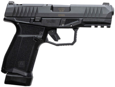 AREX 815537024074 Delta M Gen2 Compact Frame 9mm Luger 15+1 4″ Black Steel Barrel, Black Nitride Steel Optic Cut/Serrated Slide, Black Polymer Frame w/Picatinny Rail, Black Stippled Grip, Ambidextrous