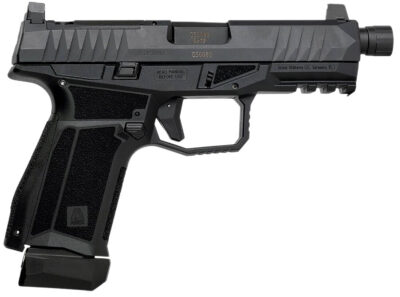 Global Ordnance LLC 815537024791 Delta M Gen2 9mm Luger 15+1 4″ Black Threaded Barrel, Black Nitride Optic Cut/Serrated Slide, Black Frame, Ambidextrous
