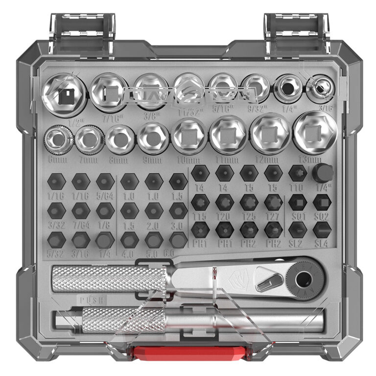 X3 DRIVER SOCKET & GUNSMITHING BIT SET 52-PIECE X3 DRIVER 52-PIECE SOCKET & GUNSMITHING BIT SET
