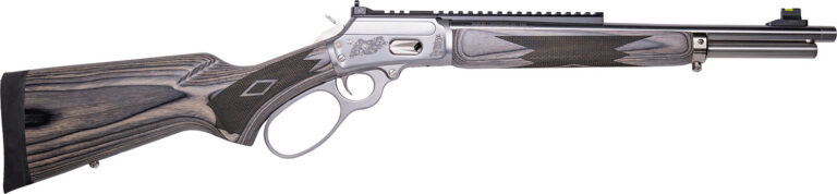 CNC MARLIN 1894 SBL WILD BOAR ENGRAVED 44MAG STS/GRY LAMINATE