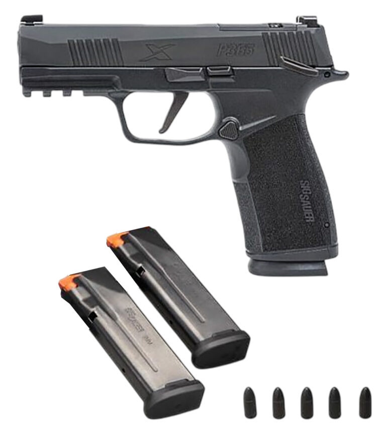 SIG P365 9MM 3.7IN BLK 3-17RD MAG OR MANUAL SAFETY VAULTEK SAFE