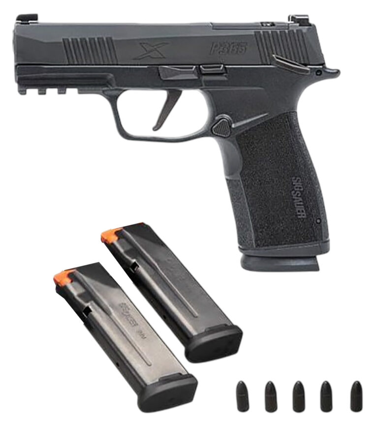 SIG P365 9MM 3.7IN BLK 3-10RD MAG OR MANUAL SAFETY VAULTEK SAFE