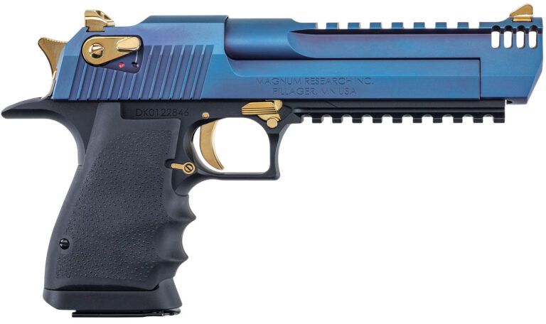 MGNM RSRCH LT WEIGHT DE50 PSTL CARBO BLUE/GOLD APPTMNTS 6" BARREL