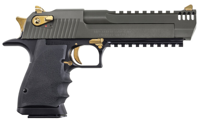 MGNM RSRCH LT WEIGHT DE44 PSTL GREEN/GOLD APPTMNTS 6" BARREL