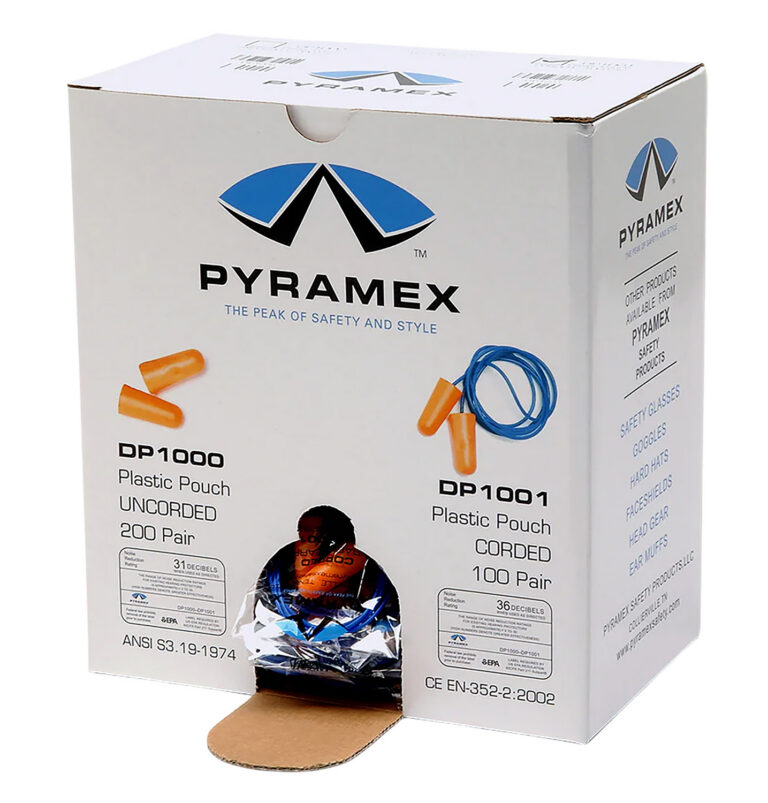 Foam ear plugs, 1 pair
