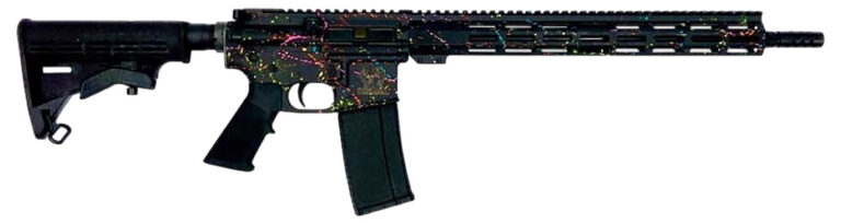 GLFA 223 Wylde Rifle Saved By The Splatter Black/Nitride