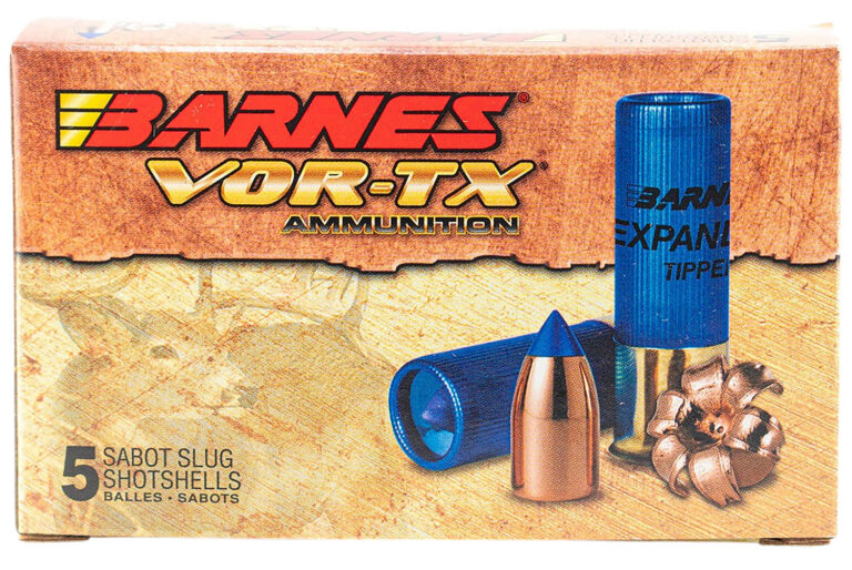 Barnes VOR-TX Shotgun Ammo 12 ga. 3 in. 438 gr. Expander Tipped Slug 5 rd.
