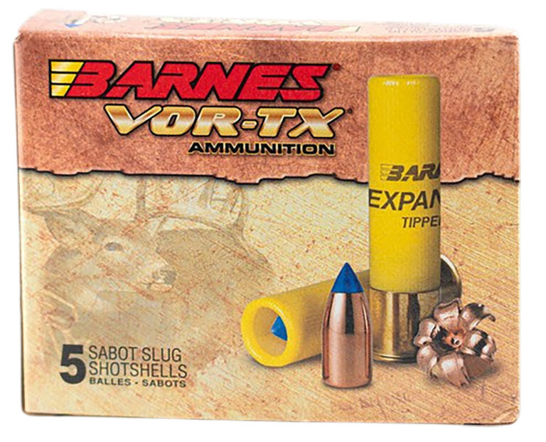 Barnes VOR-TX Shotgun Ammo 20 ga. 2.75 in. 250 gr. Expander Tipped Slug 5 rd.