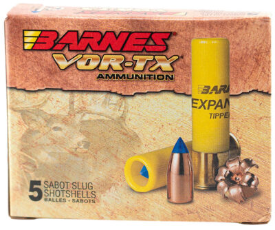 Barnes VOR-TX Shotgun Ammo 20 ga. 3 in. 250 gr. Expander Tipped Slug 5 rd.