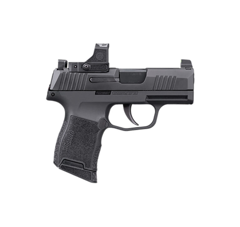 P365 9MM LUGER SEMI-AUTO HANDGUN W/ROMEO-RS COMPACT P365 9MM LUGER 3.1''BBL (2)10RD XRAY3 SIGHTS W/ROMEO-RS BLK