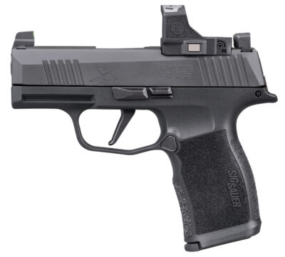 P365X 9MM LUGER SEMI-AUTO HANDGUN W/ROMEO-RS COMPACT P365X 9MM LUGER 3.1” (2)12RD MAG XRAY3 SIGHTS W/ROMEO-RS BLK