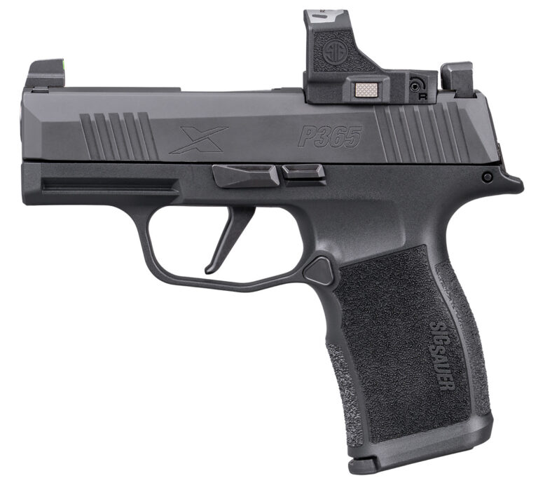 P365X 9MM LUGER SEMI-AUTO HANDGUN W/ROMEO-RS COMPACT P365X 9MM LUGER 3.1'' (2)12RD MAG XRAY3 SIGHTS W/ROMEO-RS BLK
