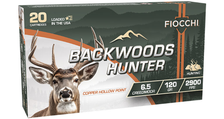 Fiocchi 65CMBHC Backwoods Hunter  6.5Creedmoor 120gr Copper Hollow Point 20 Per Box/10 Case