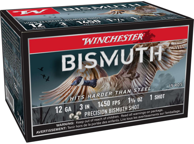 WINCHESTER BISMUTH 12 GA 3" #1 1-3/8OZ 15 RD/BX 10 BX/CS