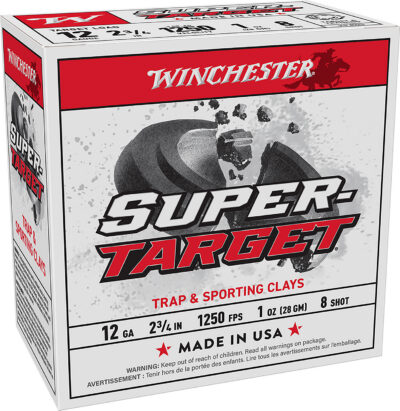 Winchester Ammo TRGT12508 Super-Target  12Gauge 2.75″ 1oz 8Shot 25 Per Box/10 Case