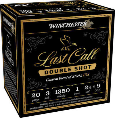 Winchester Last Call Double Shot Ammo 20 ga. 3 in. 1 oz. 2.5 & 9 TSS 25 rd.