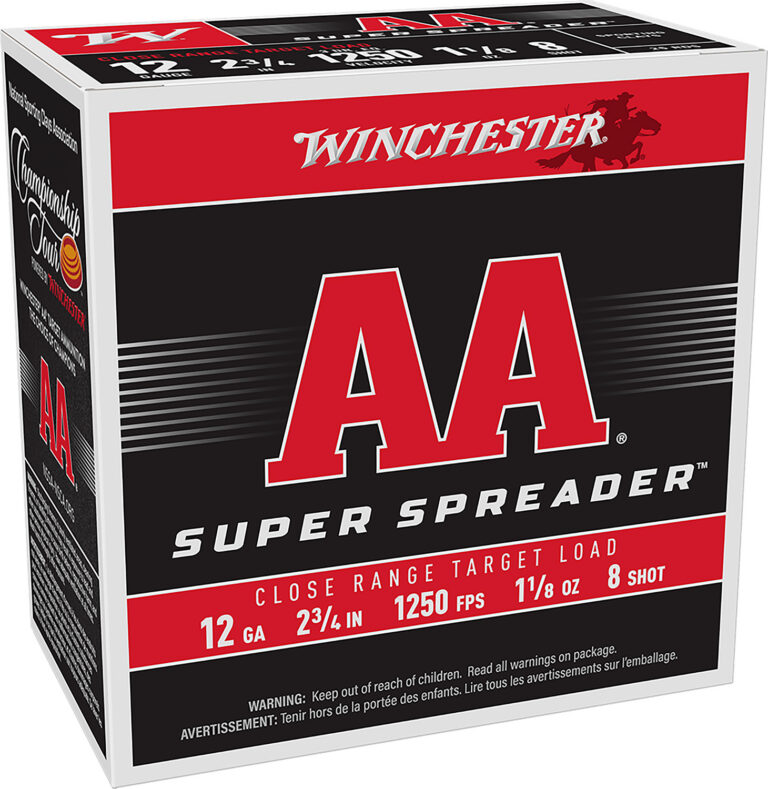 AA 12 GAUGE 2-3/4'' #8 SHOT SHOTGUN AMMO AA 12 GAUGE 2-3/4'' 1-1/8OZ #8 SHOT 25/BOX
