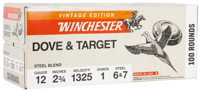 Winchester Dove & Target Steel Shotgun Ammo 12 ga. 2 3/4 in. 1 oz. 6 & 7 Blend 100 rd.