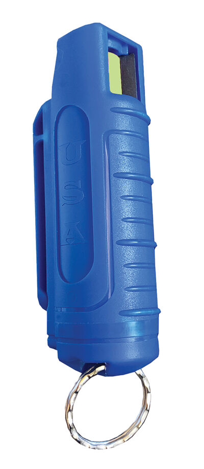 PSP 1/2 oz. Blue Heat Pepper Spray w/BLUE hard case & key ring