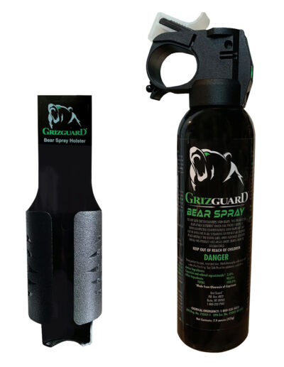 Griz Guard Bear Spray/Holster 7.9oz clam shell