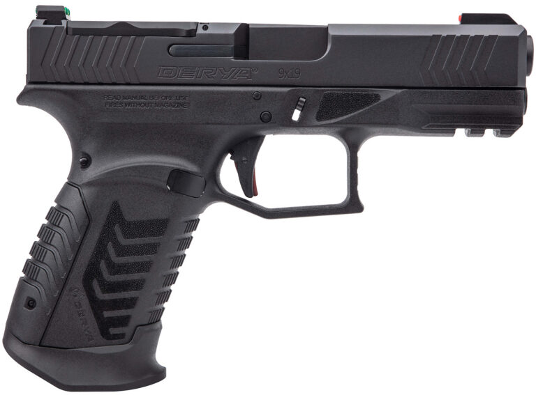 Derya, DY9, Striker Fired, Semi-Auto, Polymer Frame Pistol, Full Size, 9MM, 3.86" Barrel, Black, Glock Magazine Compatible, 10 Rounds. *CA Compliant*