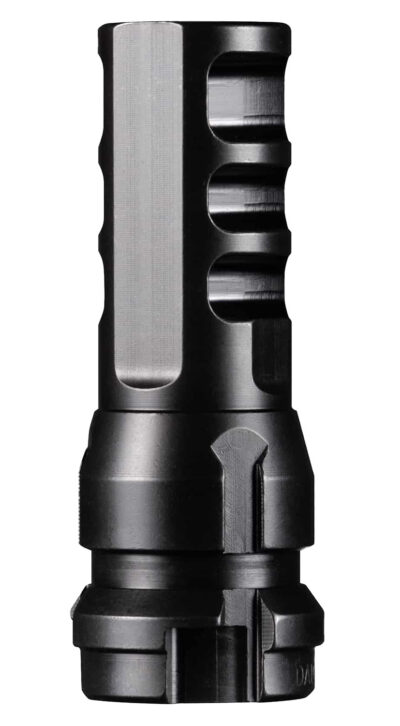 Dead Air DA103 KeyMo Muzzle Brake Black Nitride 4140 HT Alloy Steel 3/4″x24 Threads 338 Cal