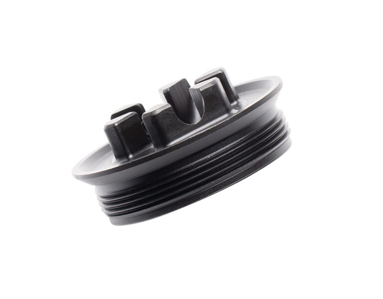 Dead Air RXD206 Flash Hider Front Cap 5.56mm Fits 0.53" Long Stainless Steel Black Nitride