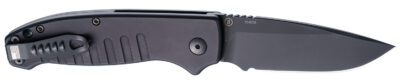 Hogue Ballista-I 3.5 Button Lock Auto Drop Point Blk