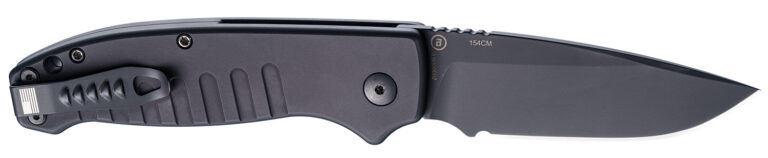 Hogue Ballista-I 3.5 Button Lock Auto Drop Point Blk